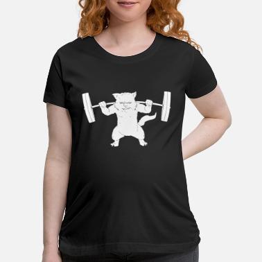 cat weightlifting shirt